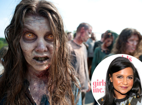 Mindy Kaling, The Walking Dead Mindy Kaling, The Walking Dead